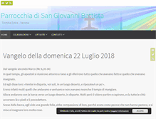 Tablet Screenshot of parrocchiatombaextra.it